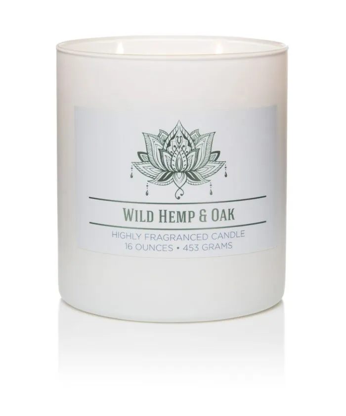 Duftkerze Wild Hemp & Oak - 453g – Produktansicht