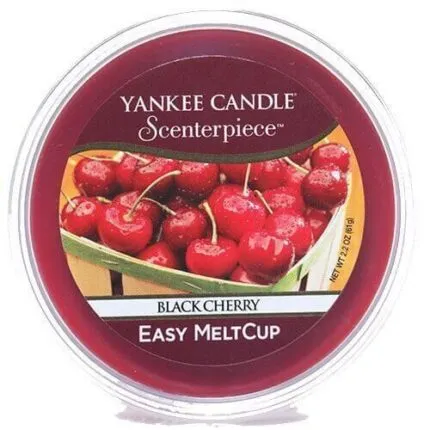 Runde Yankee Candle Scenterpiece Easy MeltCup mit Aufdruck Black Cherry