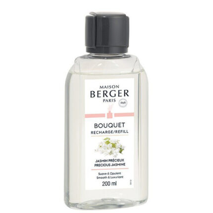 Maison Berger Bouquet Nachfüllflasche Jasmin Précieux mit 200-ml-Etikett