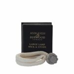 Ersatzdocht mit Metallhalterung und schwarzer Ashleigh-&-Burwood-Verpackung