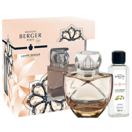 Lampe Berger Geschenkset mit Duftlampe, Verpackung und Nachfüllflasche