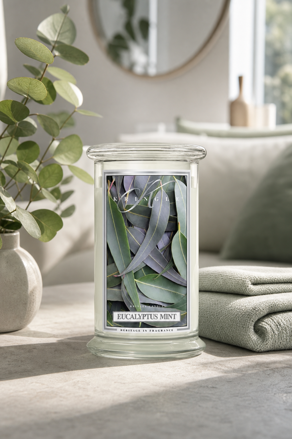 Eucalyptus Mint 623g in einer stimmungsvollen Anwendungsszene