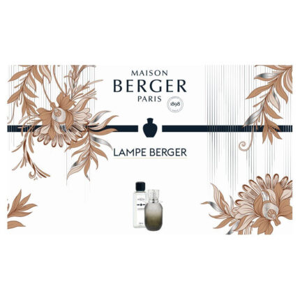 Lampe Berger Motiv von Maison Berger Paris mit dekorativen Blumenillustrationen