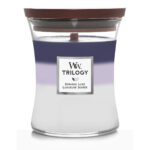 Trilogy Evening Luxe Kerze im Glas mit aufgelegtem Holzdeckel
