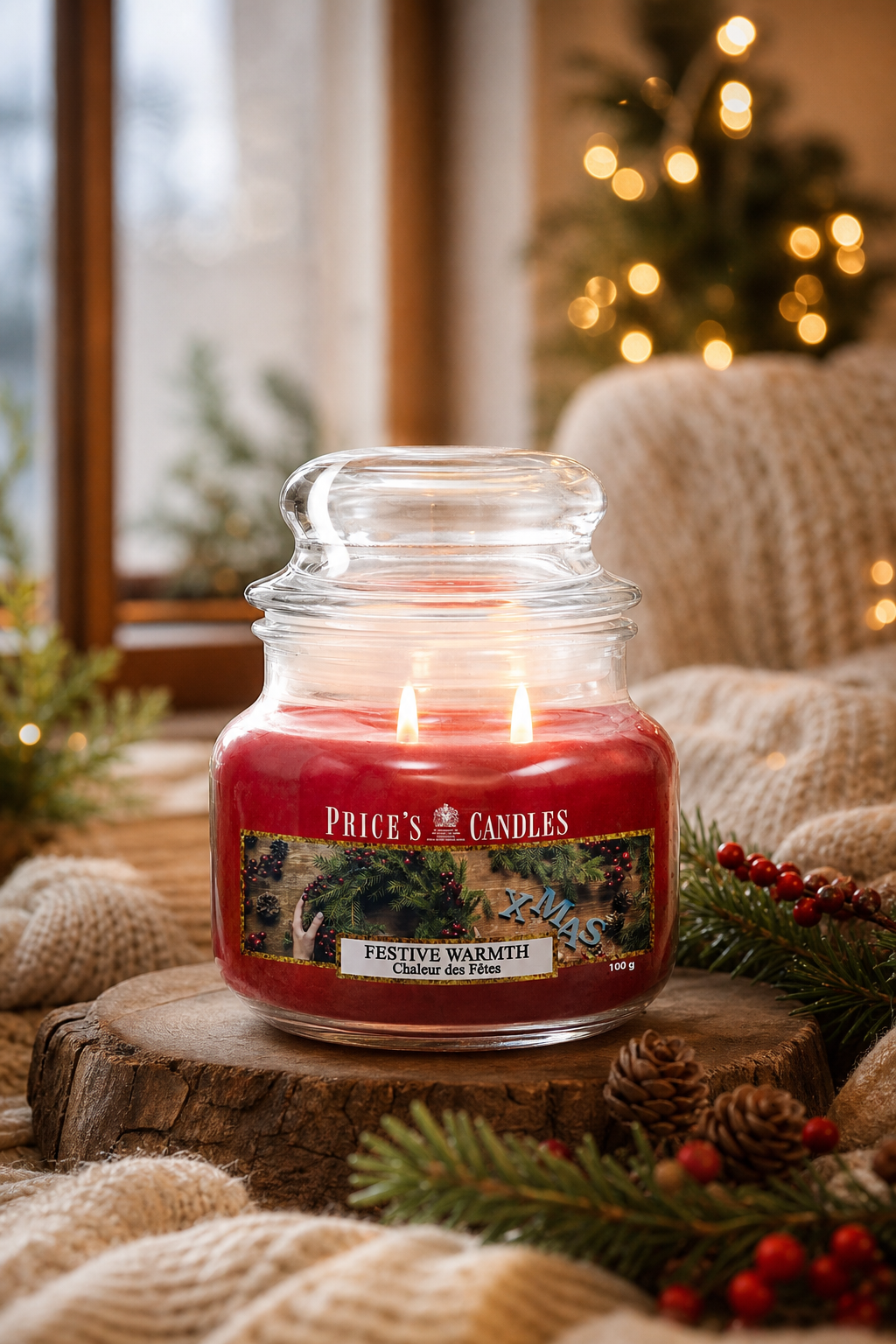 Festive Warmth 100g in einer stimmungsvollen Anwendungsszene