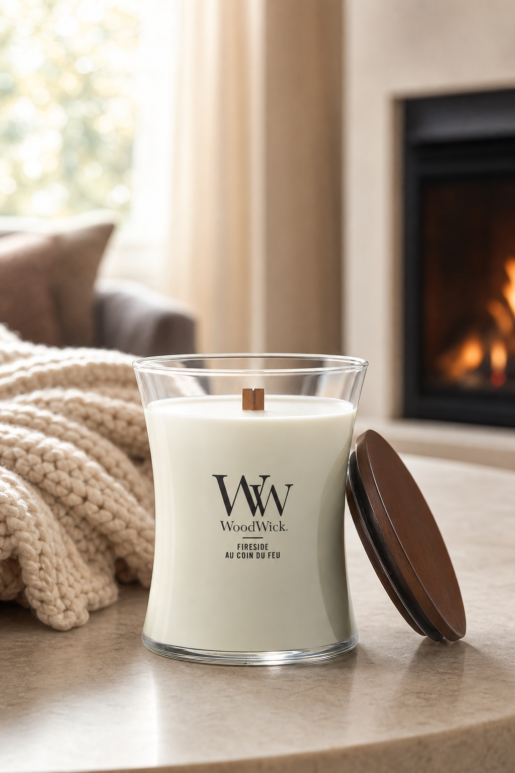 Fireside 275g in einer stimmungsvollen Anwendungsszene
