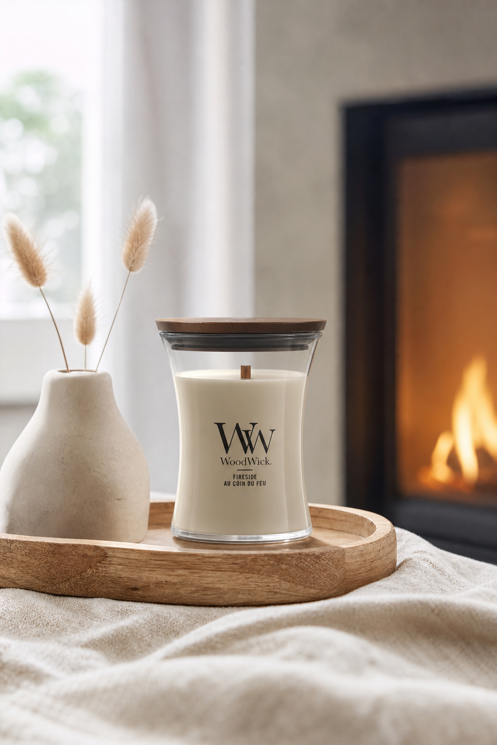 Fireside 85g in einer stimmungsvollen Anwendungsszene