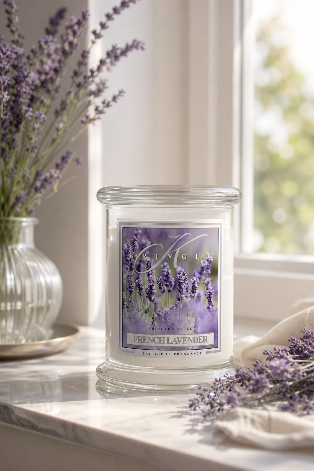French Lavender 411g in einer stimmungsvollen Anwendungsszene