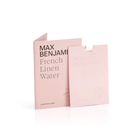 French Linen Water Duftkarte, Rosa – Hauptansicht