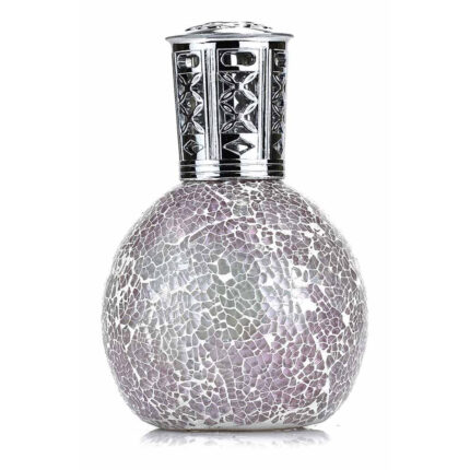 Frosted Bloom Duftlampe mit kugelförmigem, mosaikartig gemustertem Körper