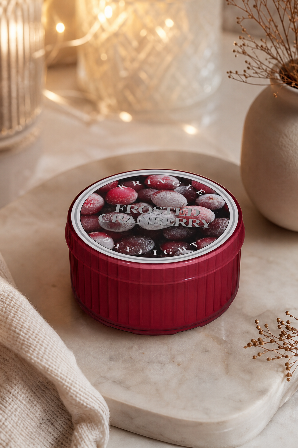 Frosted Cranberry Daylight 42g in einer stimmungsvollen Anwendungsszene