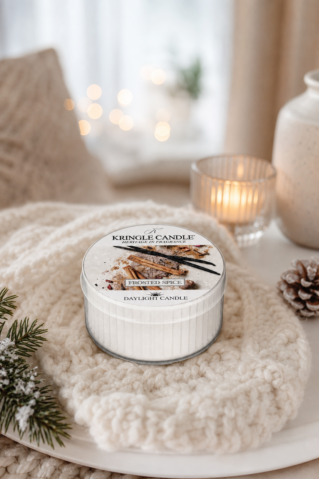 Frosted Spice Daylight 42g in einer stimmungsvollen Anwendungsszene