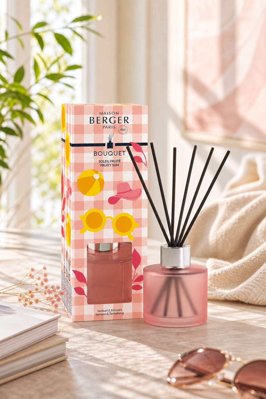 Fruity Sun Raumduft Diffuser Mini, 80ml in einer stimmungsvollen Anwendungsszene