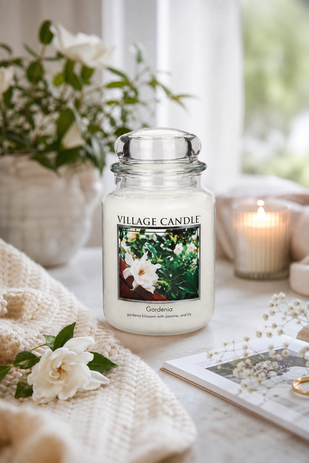 Gardenia 602g (Glas) in einer stimmungsvollen Anwendungsszene