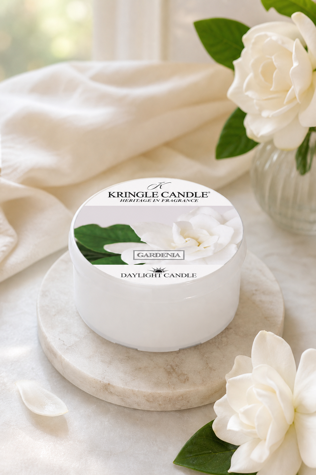 Gardenia Daylight 42g in einer stimmungsvollen Anwendungsszene