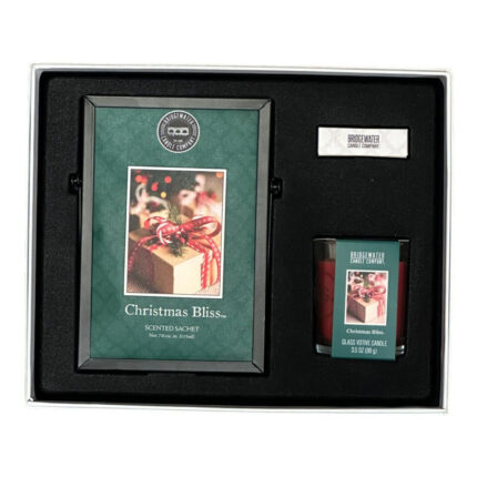 Bridgewater Christmas Bliss Geschenkset mit Duftbeutel und Glas-Votivkerze