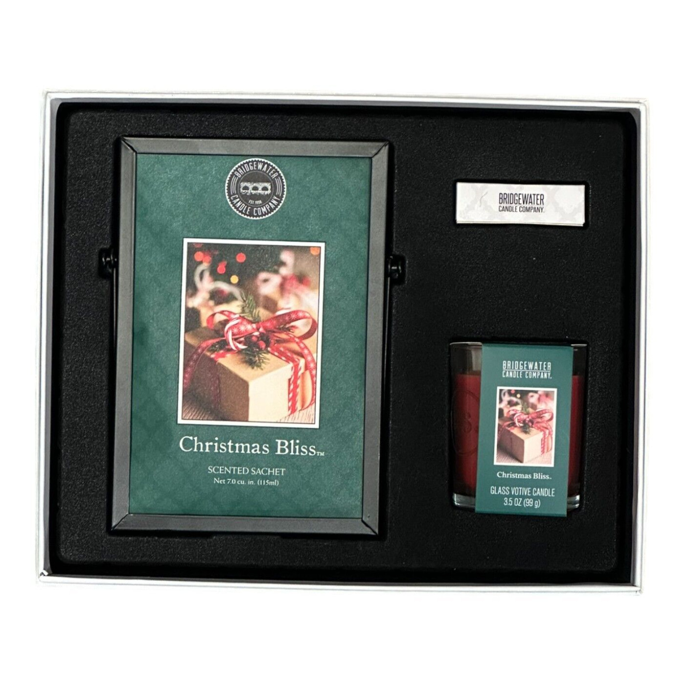 Bridgewater Christmas Bliss Geschenkset Bridgewater Christmas Bliss Geschenkset mit Duftbeutel und Glas-Votivkerze