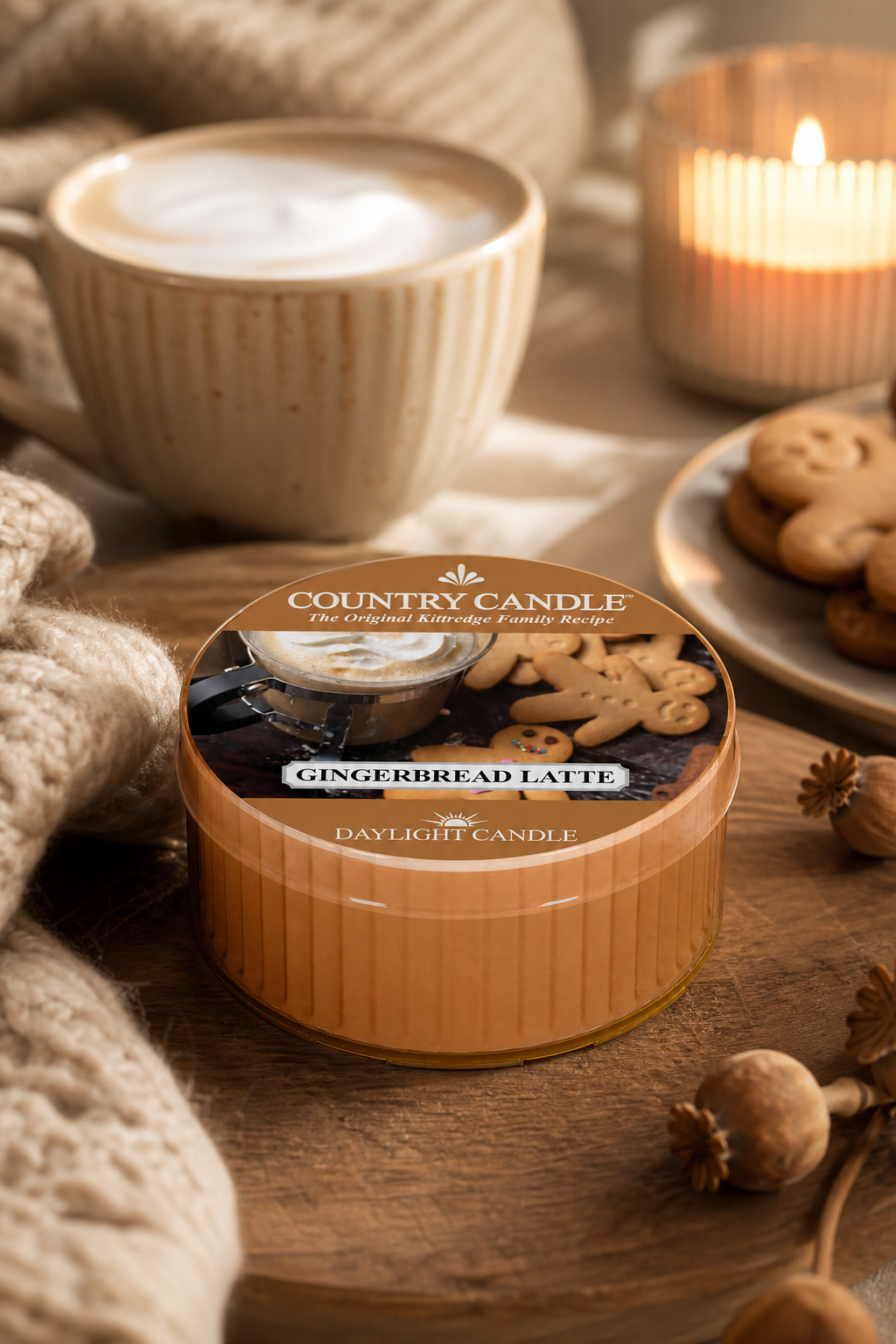 Gingerbread Latte Daylight 42g in einer stimmungsvollen Anwendungsszene