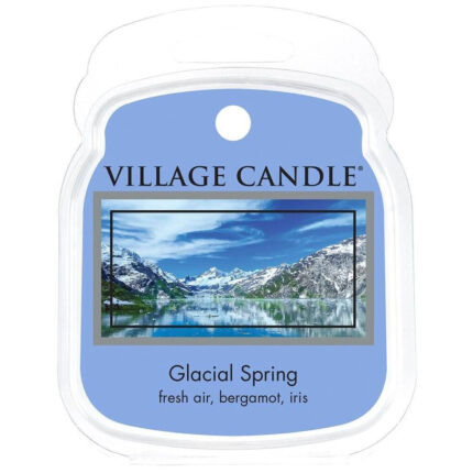 Village Candle Glacial Spring Duftwachs mit Bergsee-Motiv
