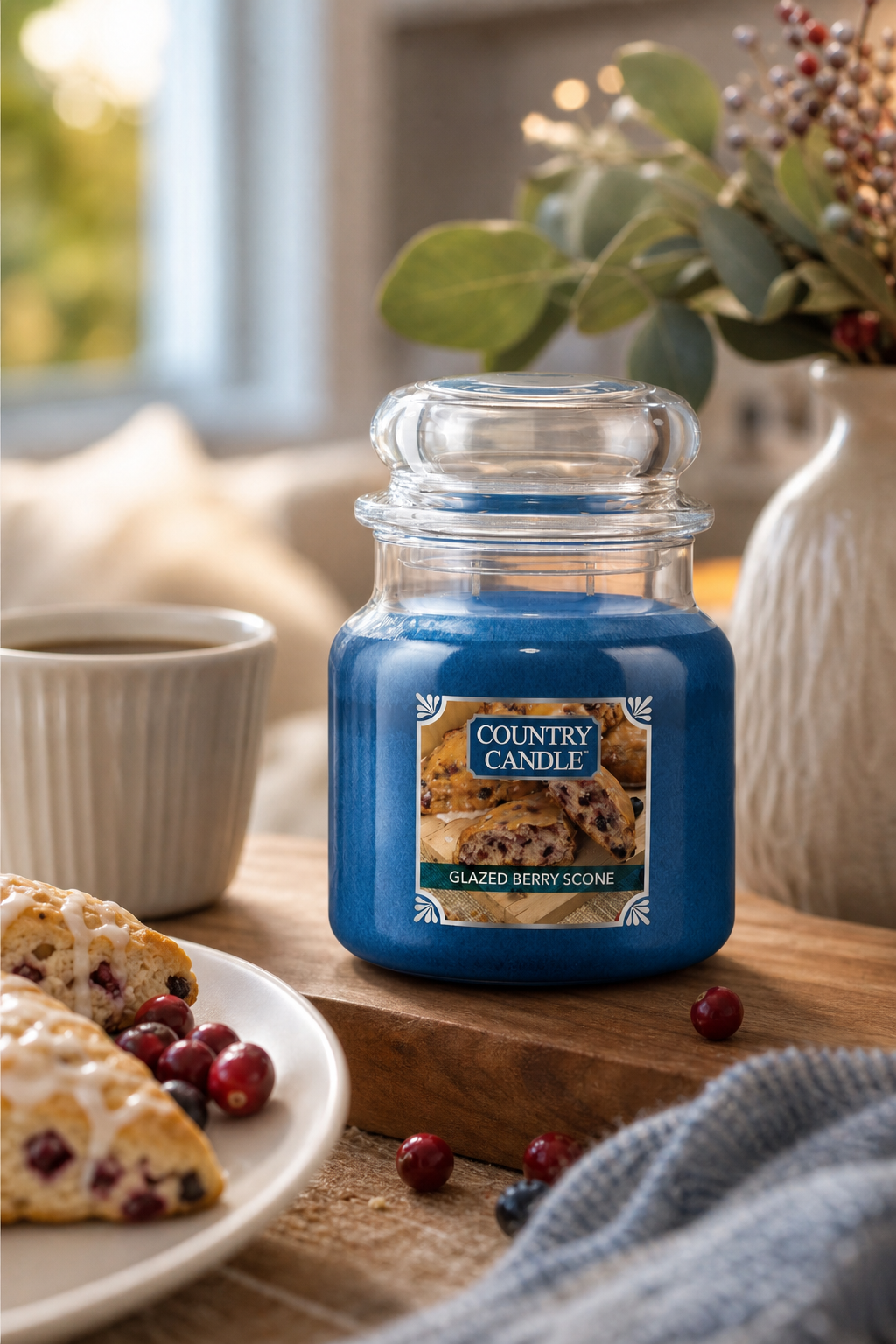 Glazed Berry Scone 454g in einer stimmungsvollen Anwendungsszene