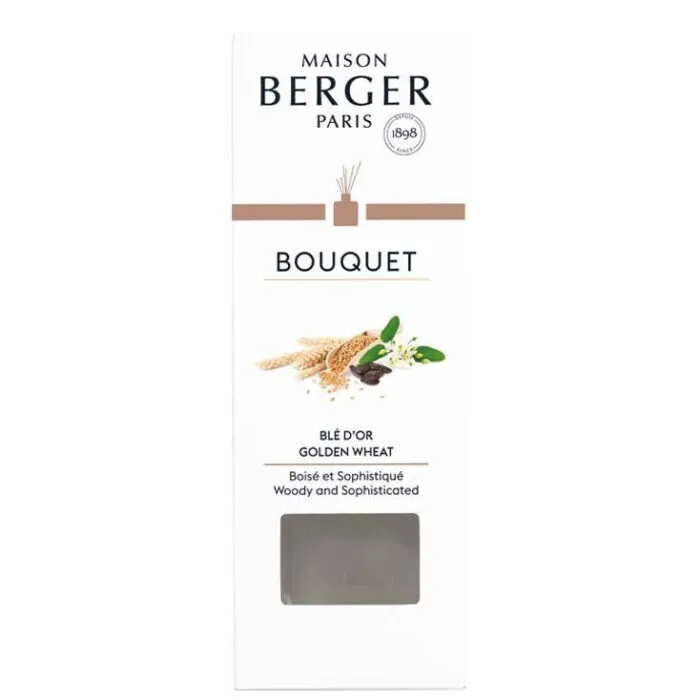 Maison Berger Diffuser mit Verpackung und Nachfüllflasche auf einem Wohnzimmertisch