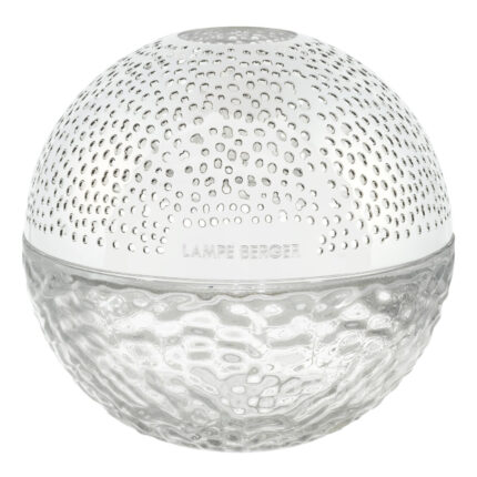 Transparente kugelförmige Lampe Berger mit perforiertem Schirm