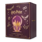 Geschlossener Harry Potter Adventskalender mit Hogwarts-Motiv und seitlichem Verschluss