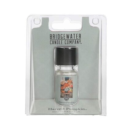 Verpacktes Bridgewater Harvest Pumpkin Home Fragrance Oil mit schwarzem Verschluss