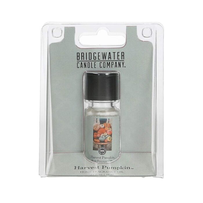 Verpacktes Bridgewater Harvest Pumpkin Home Fragrance Oil mit schwarzem Verschluss