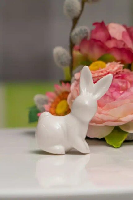 Hase Sally Kopf rechts cremeweiß 7cm – Produktansicht