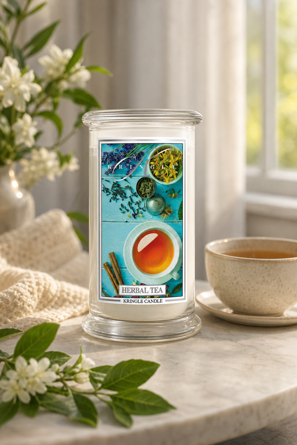 Herbal Tea 623g in einer stimmungsvollen Anwendungsszene