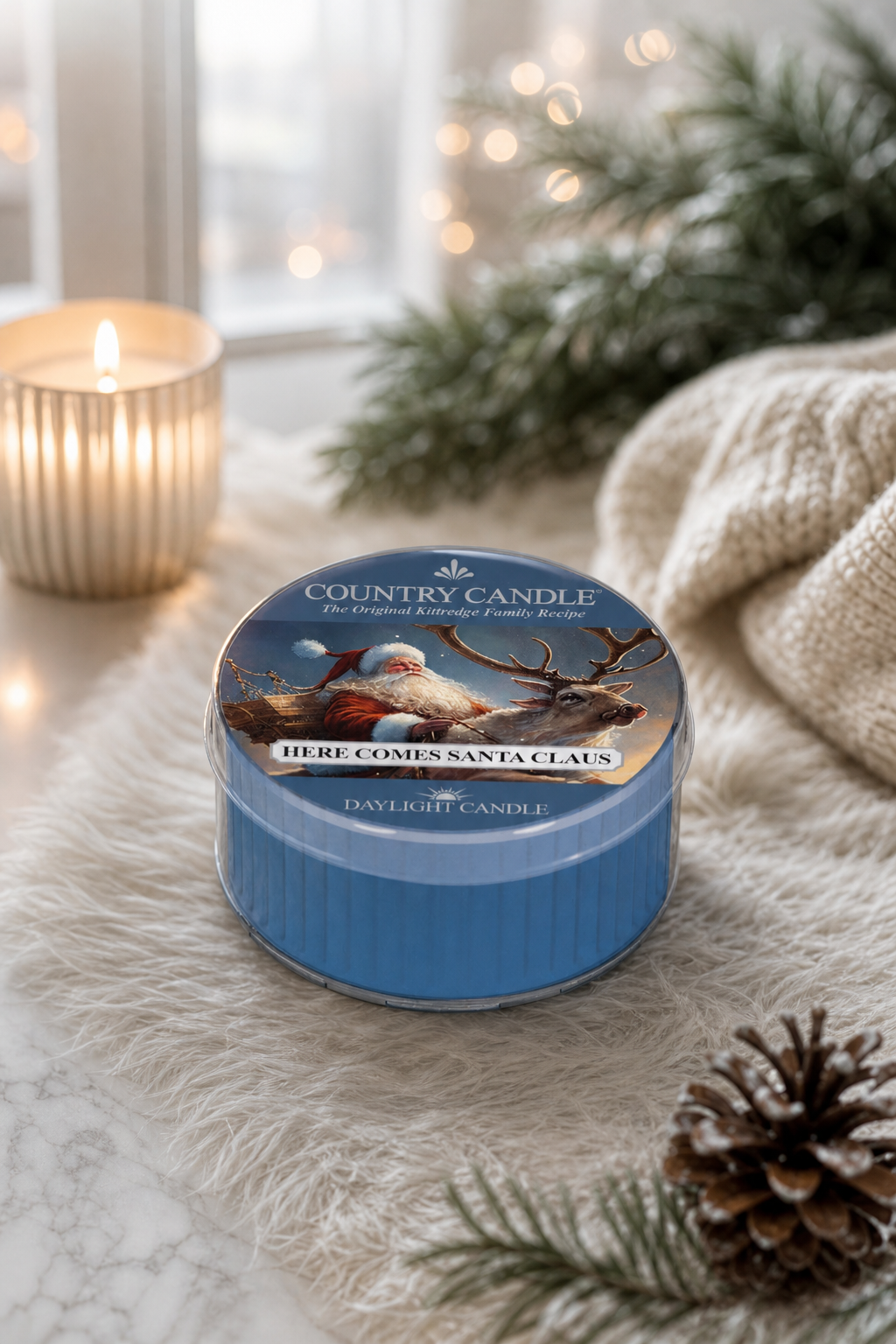 Here Comes Santa Claus Daylight 42g in einer stimmungsvollen Anwendungsszene