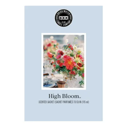 Vorderseite des High Bloom Duftsachets mit Blumenmotiv