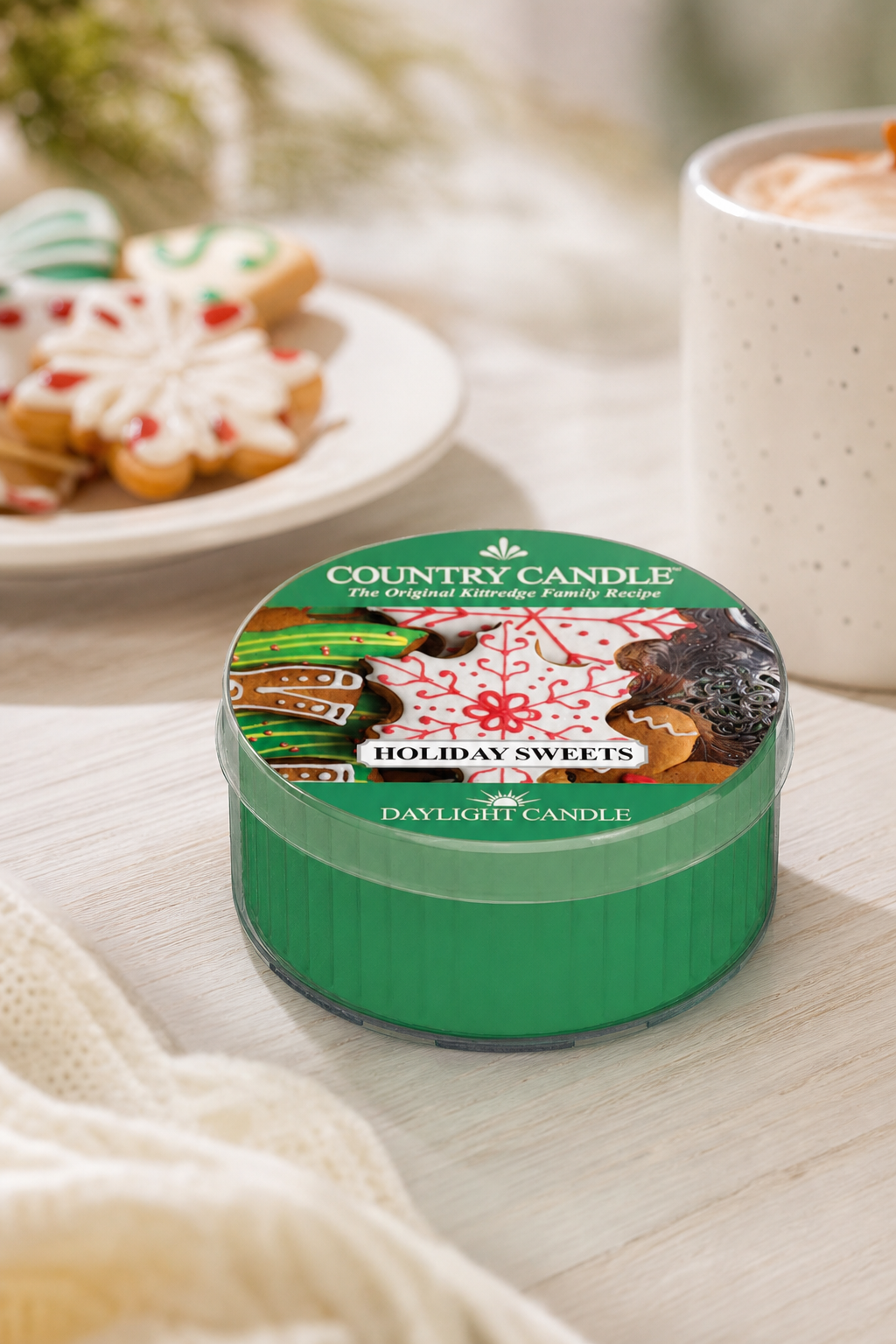 Holiday Sweets Daylight 42g in einer stimmungsvollen Anwendungsszene