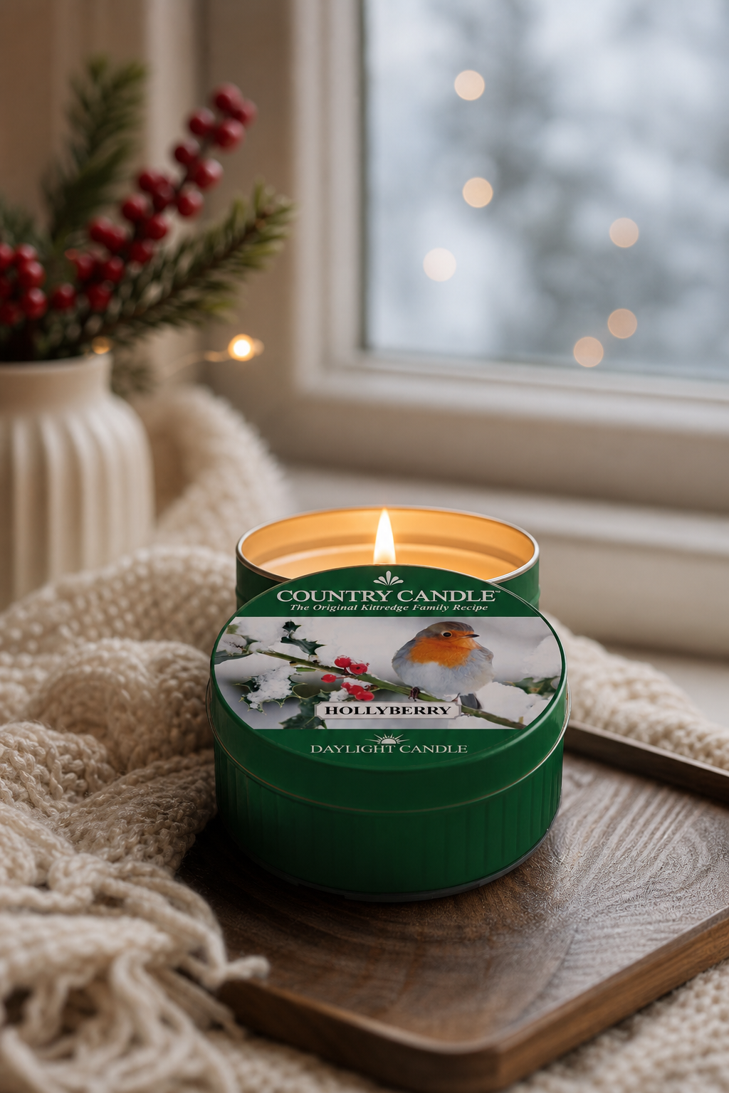 Hollyberry Daylight 42g in einer stimmungsvollen Anwendungsszene