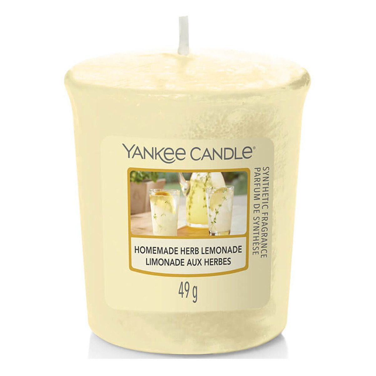 Yankee Candle Homemade Herb Lemonade Yankee Candle Duftkerze Homemade Herb Lemonade mit 49 g Etikett