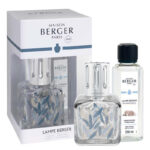 Lampe Berger Geschenkset mit dekorierter Duftlampe und Nachfüllflasche