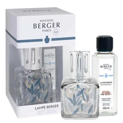 Lampe Berger Geschenkset mit dekorierter Duftlampe und Nachfüllflasche