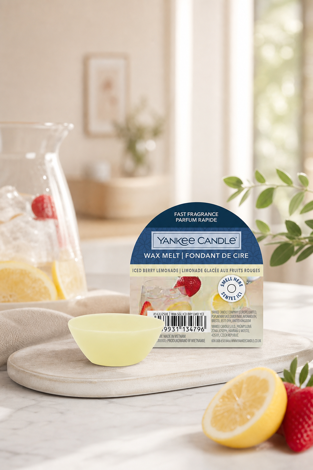 Iced Berry Lemonade Wachsmelt 22g in einer stimmungsvollen Anwendungsszene