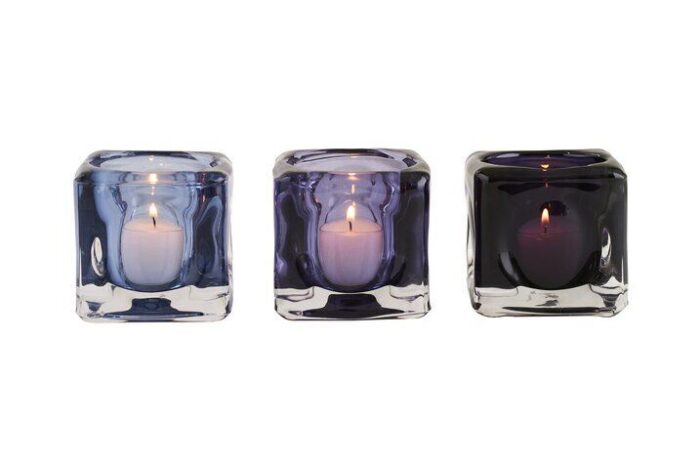 Jaquard Windlicht 3er Set 7cm – Produktansicht