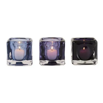 Jaquard Windlicht 3er Set 7cm – Hauptansicht
