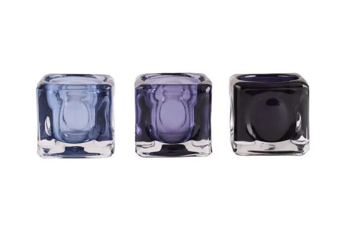 Jaquard Windlicht 3er Set 7cm – Produktansicht