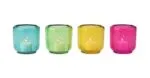 Jaquard Windlicht 4er Set 8,5cm – Produktansicht