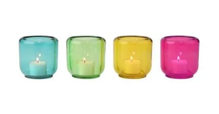 Jaquard Windlicht 4er Set 8,5cm – Produktansicht