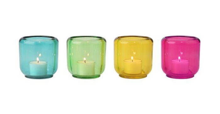 Jaquard Windlicht 4er Set 8,5cm – Produktansicht