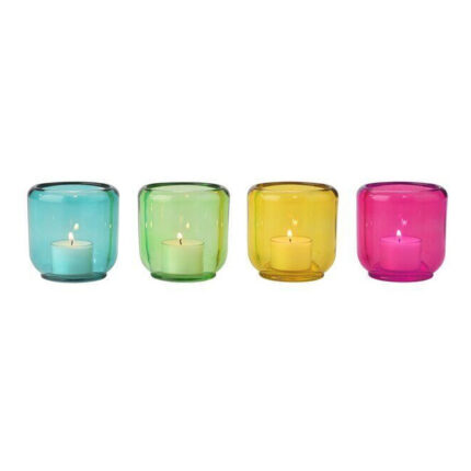 Jaquard Windlicht 4er Set 8,5cm – Hauptansicht