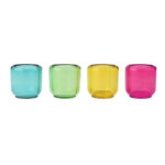 Jaquard Windlicht 4er Set 8,5cm – Produktansicht