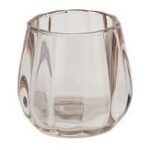 Jaquard Windlicht roségrau – Produktansicht
