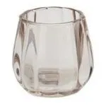 Jaquard Windlicht roségrau – Produktansicht