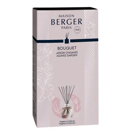 Maison Berger Paris Verpackung mit Aufdruck Bouquet Jardin d’Agaves